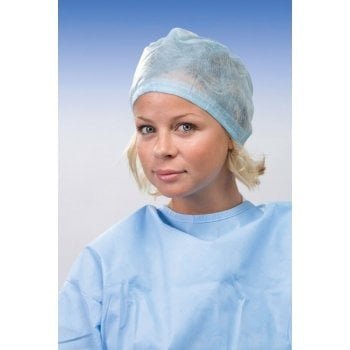 DMI Tie Back Theatre Cap Pk100 Green - DMI Ireland's Leading Dental Supplier - Next Day Delivery