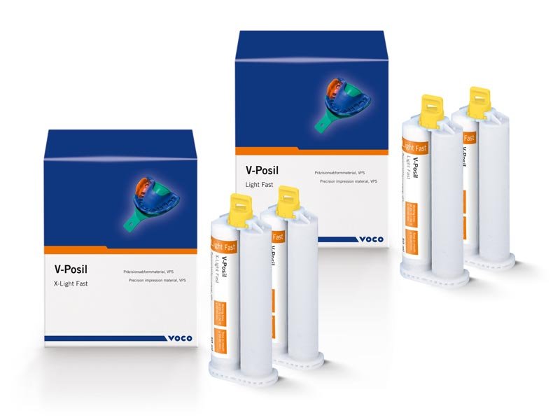 Voco V-Posil Light Fast Cartridge - 2 x 50ml Light/Fast Material