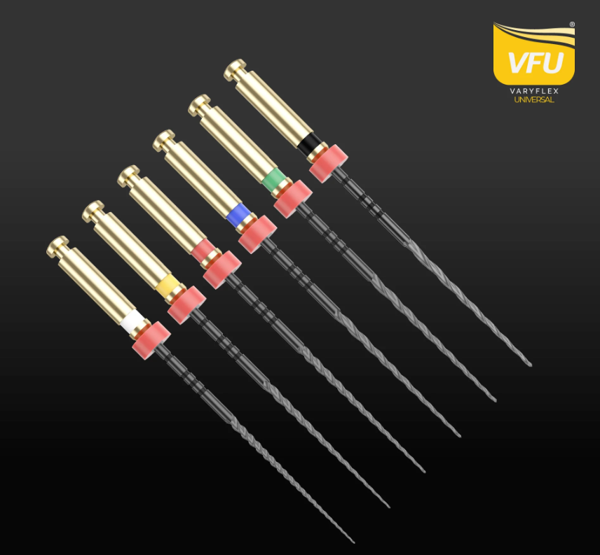 VaryFlex VFU Universal | Sterile Constant Taper Rotary File - For Ultimate Strength and Flexibility - Alternative to EdgeFile® X7 - Zero bounce back