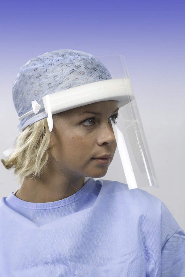 Omnia Protective Anti-Fog Visor With Foam Forehead Pack 12 - DMI Ireland's Leading Dental Supplier - Next Day Delivery