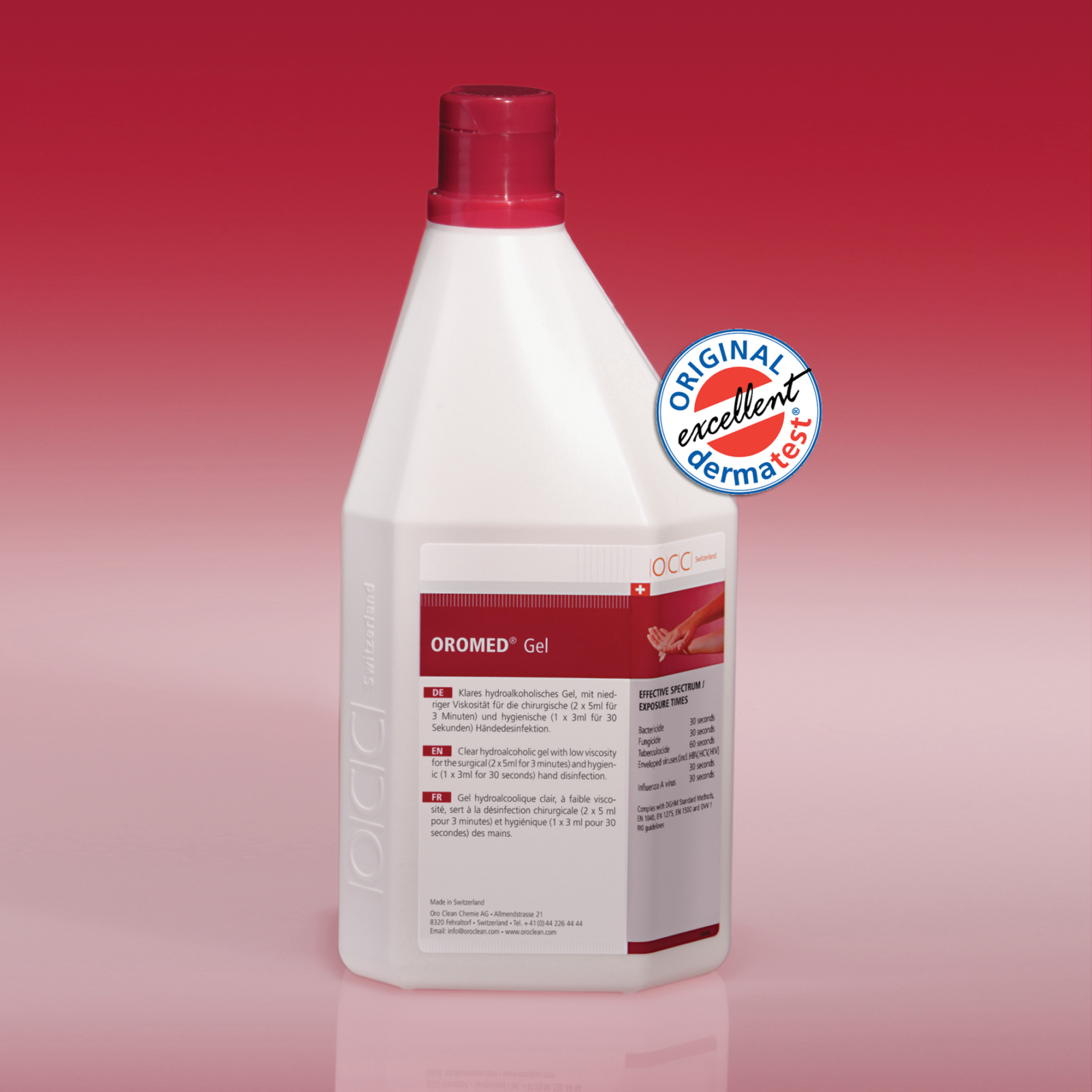 OCC Oromed Gel Clear Surgical Hand Disinfection 5 Litre - DMI Ireland's Leading Dental Supplier - Next Day Delivery
