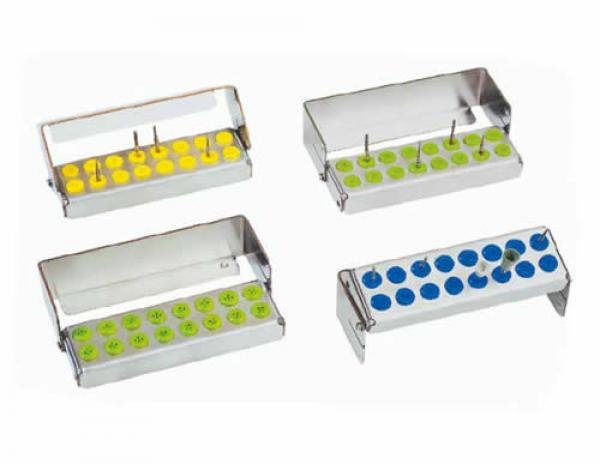 Bur Stand 16-Hole Plug-In Yellow - DMI Dental Consumables Ireland - Next Day Delivery