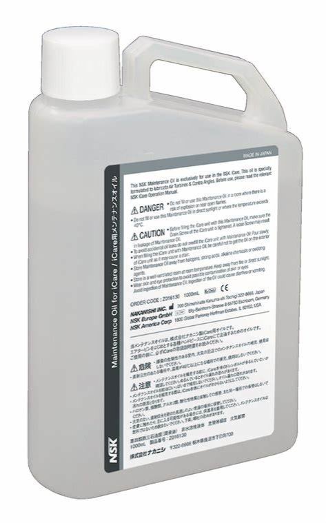 NSK ICare Maintenance Oil 1000ML - DMI Ireland's Leading Dental Supplier - Next Day Delivery